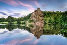 * Externsteine * Felsen im Teuteburger Wald in Nordrhein Westfalen. Natur Landschaft