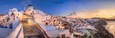 Santorin , Santorini , Griechenland , Oia zur Sonnenaufgang