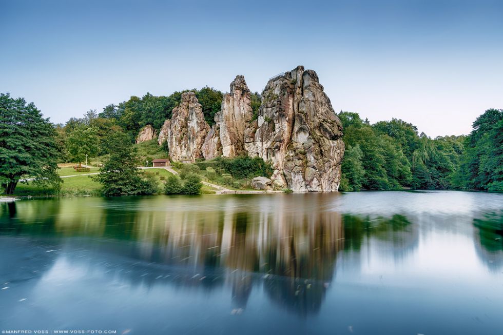* Externsteine 2 * Felsen im Teuteburger Wald in Nordrhein Westfalen. Natur Landschaft