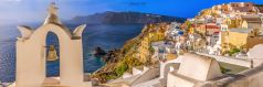 Santorin , Santorini , Griechenland , Oia zur Sonnenaufgang
