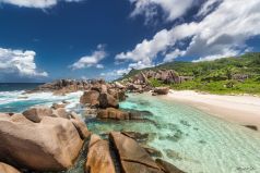 SECRET Beach , Insel La Digue , Seychellen / Indischer Ozean