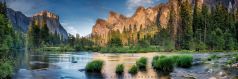 gracefull Panorama Valley View , Yosemite Nationalpark Kalifornien / USA