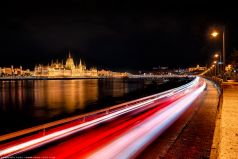 * Budapest Citylights * Leuchtspuren auf den Strassen von Budapest