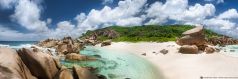 La Digue Secret Bay , Insel La Digue , Seychellen / Indischer Ozean