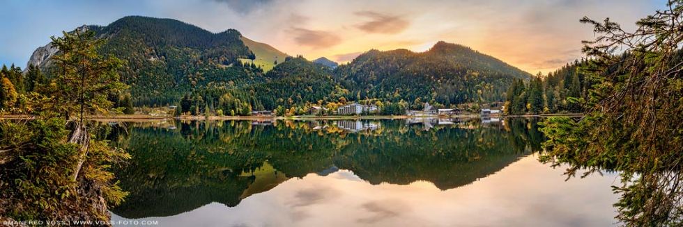 * Spitzingsee Panorama am Morgen *