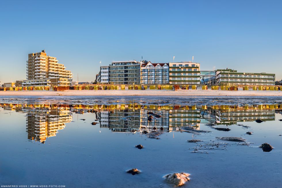 * Duhnen * Der Badeort Duhnen bei Cuxhaven an der Nordsee.