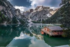 Pragser Wildsee , Dolomiten , Italien