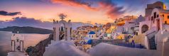 Santorin , Santorini , Griechenland , Oia zur Sonnenuntergang