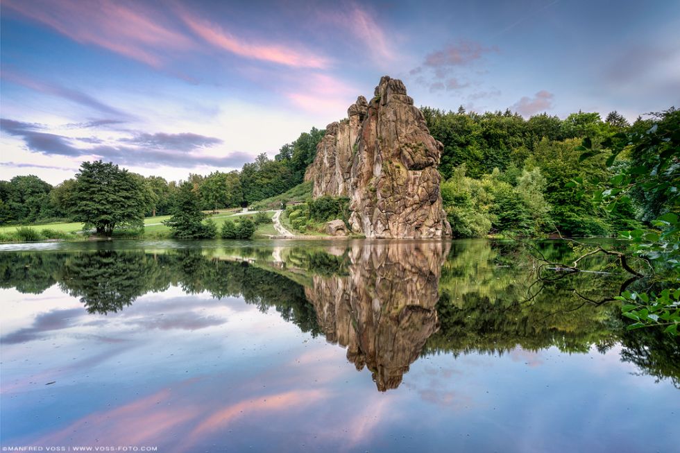 * Externsteine * Felsen im Teuteburger Wald in Nordrhein Westfalen. Natur Landschaft