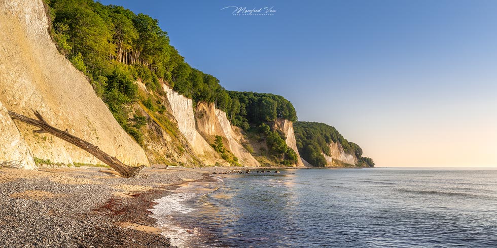 Kreidefelsen auf Rügen , Insel Rügen / Deutschland