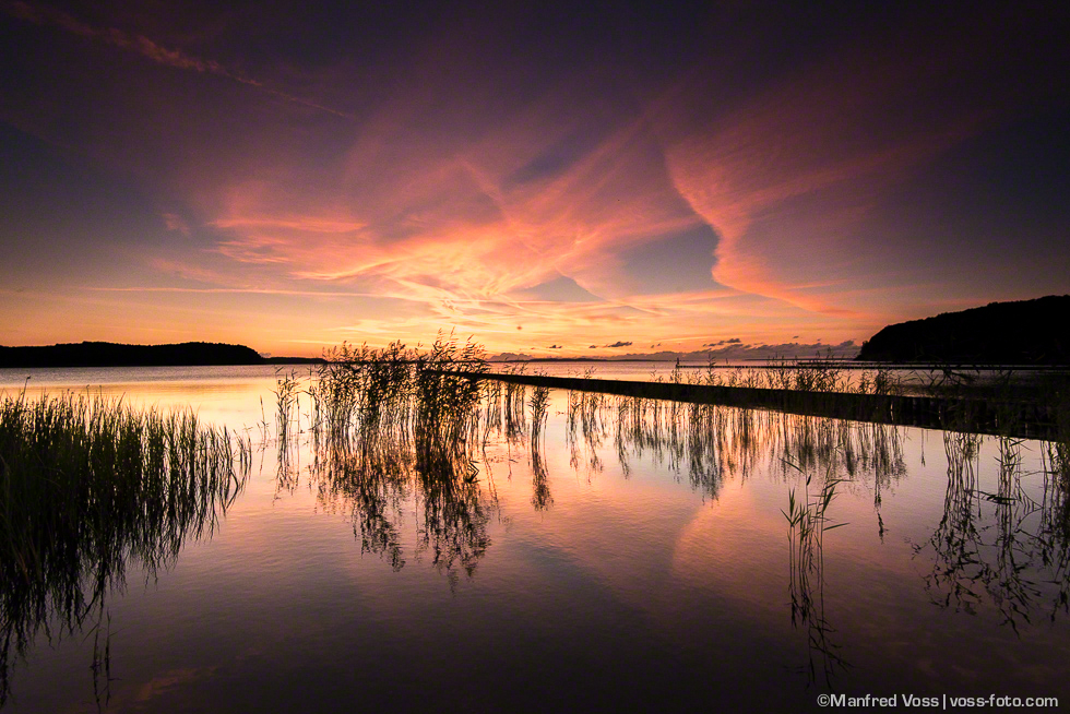 Abendrot , Rügen / Deutschland