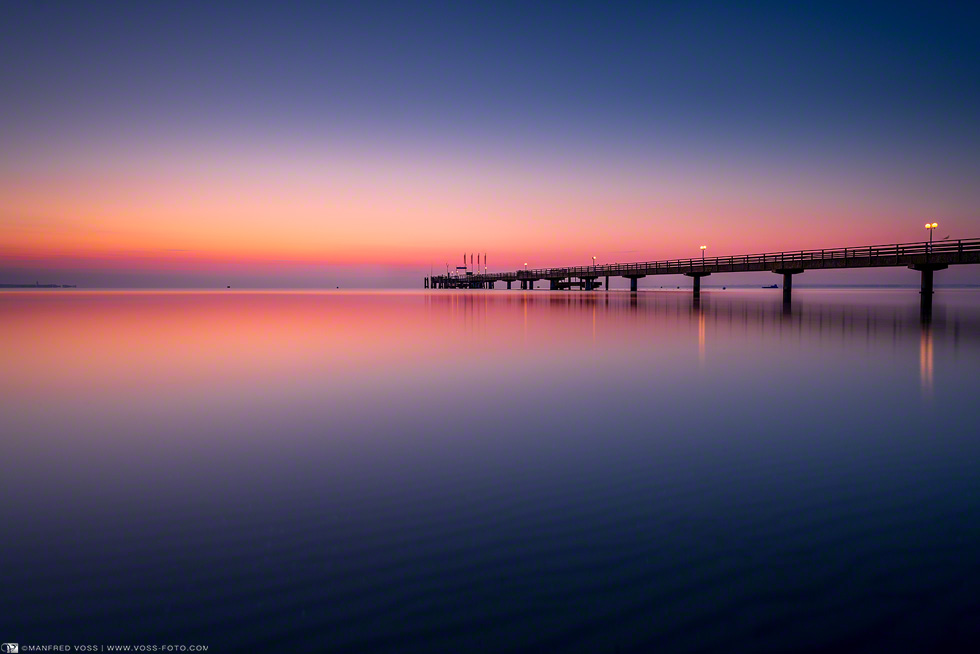 Endless Morning, Vor Sonnenaufgang am Strand von Scharbeutz / Deutschland