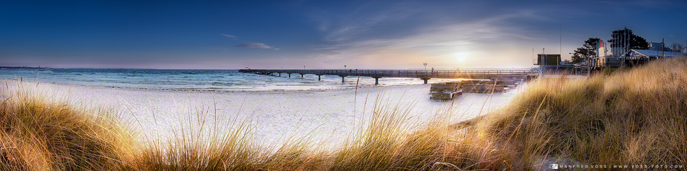 Strand-Sonne , Scharbeutz / Deutschland