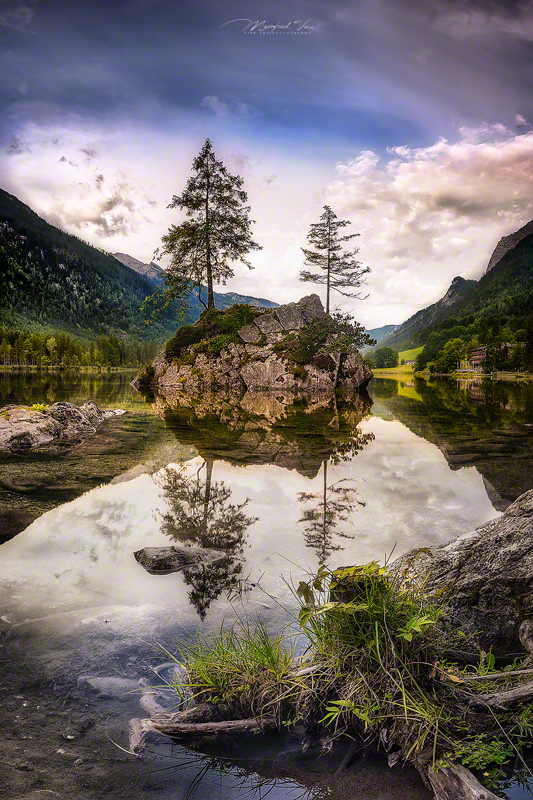 Hintersee bei Berchtesgaden / Bayern / Tirol / Alpen / Deutschland