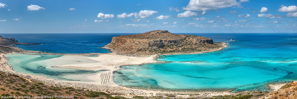 Insel Kreta mit der Lagune von Balos