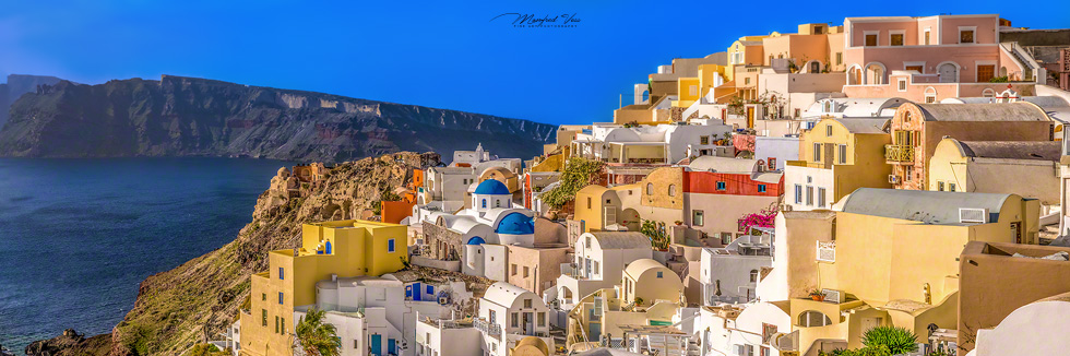 Santorin , Santorini , Griechenland , Oia zur Sonnenaufgang