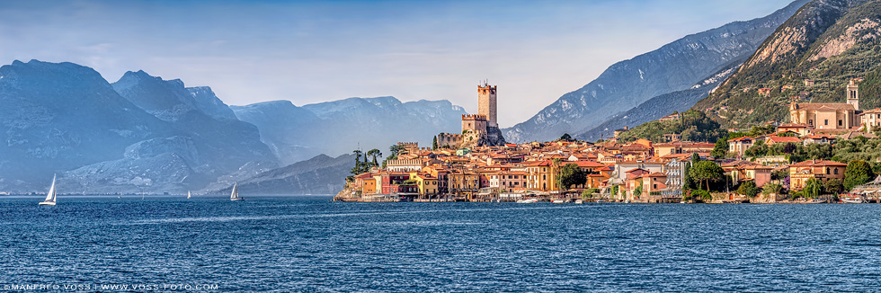 Malcesine del Garda am Gardasee in Italien
