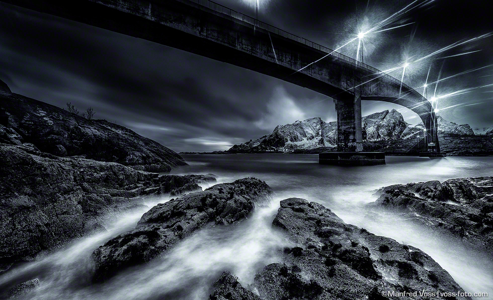 Hamnoy Bridge , Lofoten / Norwegen