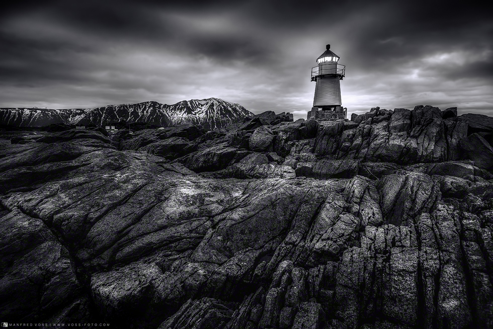 Leuchtfeuer , Lofoten / Norwegen