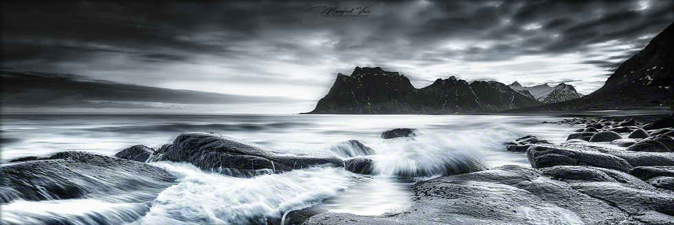 Uttakleiv , Lofoten / Norwegen