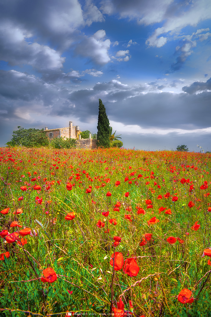 Sunny Couds , Mallorca, Manfred Voss , Fine Art Photography