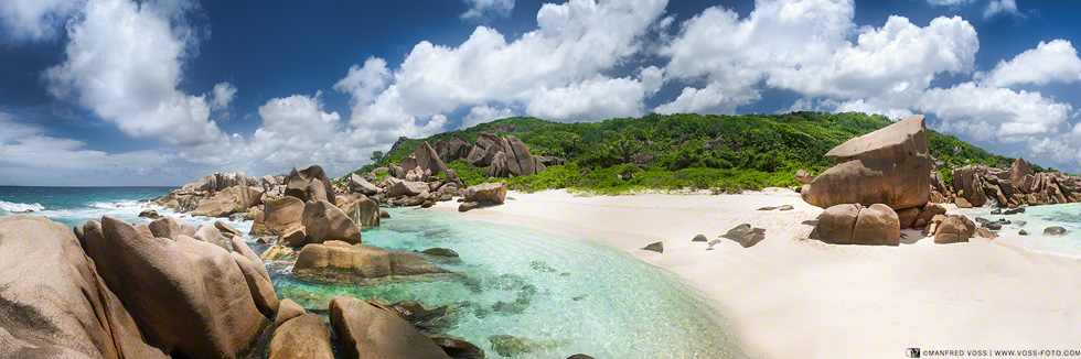 La Digue Secret Bay , Insel La Digue , Seychellen / Indischer Ozean