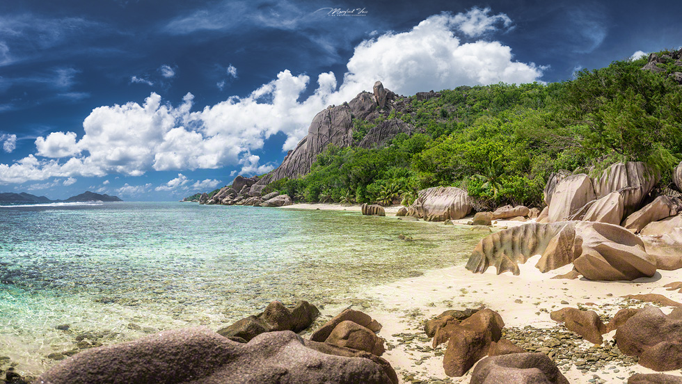 Seychellen Bay 2 , Insel La Digue , Seychellen / Indischer Ozean