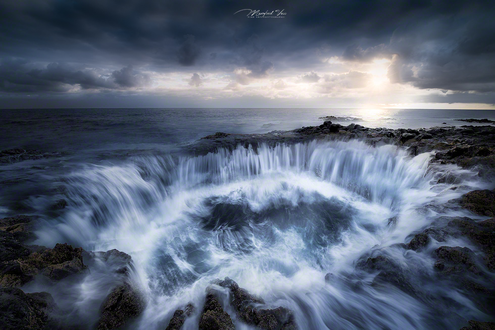 El Bufadero , Ostküste, Felsen , Wasserloch , Insel Gran Canaria , Spanien , Kanarische Inseln, Manfred Voss , Fine Art Photography