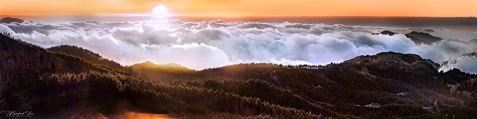 Wolken , Berge , Sanddünen, Wüste, Insel Gran Canaria , Spanien , Kanarische Inseln, Manfred Voss , Fine Art Photography