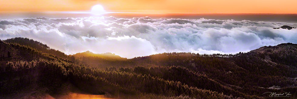 Wolken , Berge , Sanddünen, Wüste, Insel Gran Canaria , Spanien , Kanarische Inseln, Manfred Voss , Fine Art Photography